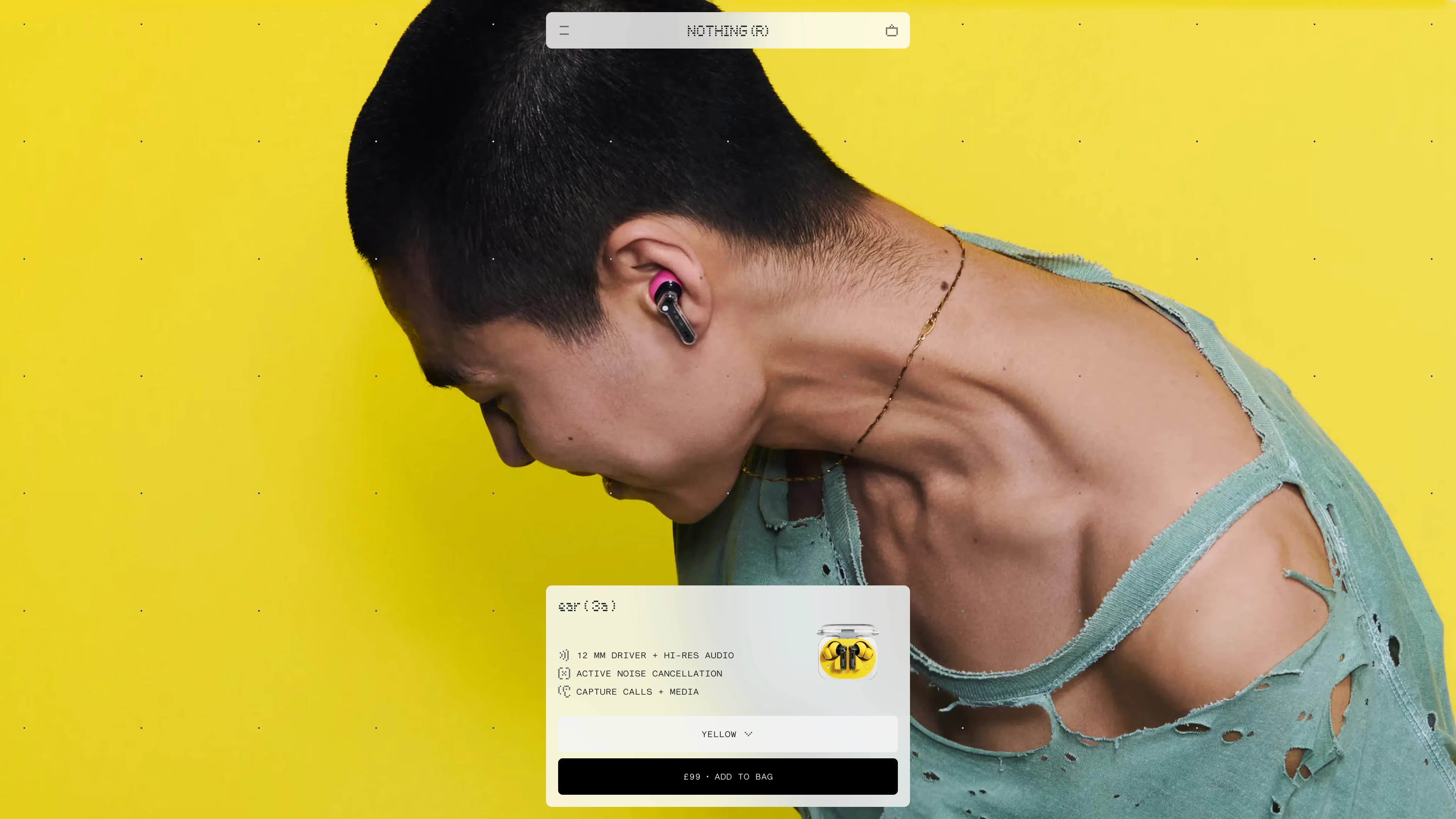 Nothing Ear product page